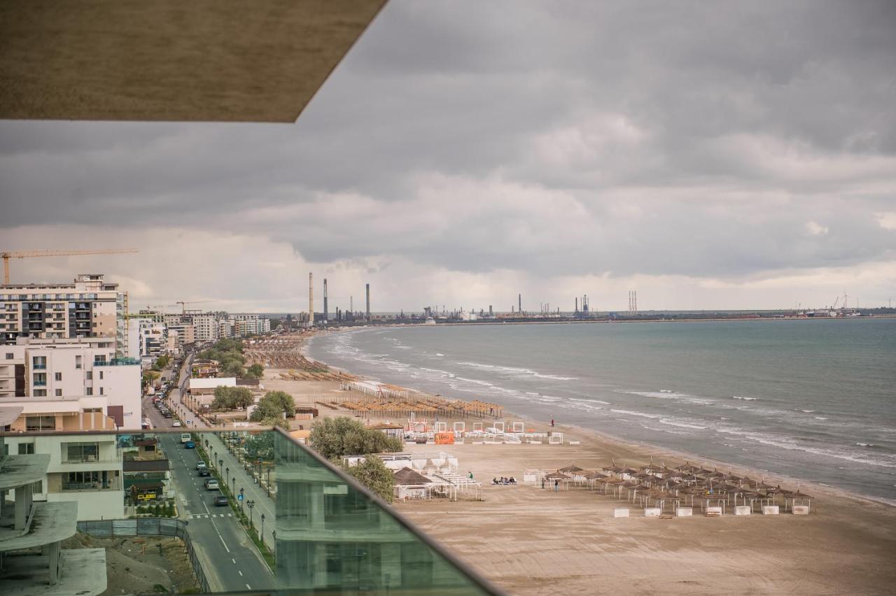 Luxury Promenada Apartment - Frontal Beachfront Mamaia Nord Năvodari Εξωτερικό φωτογραφία